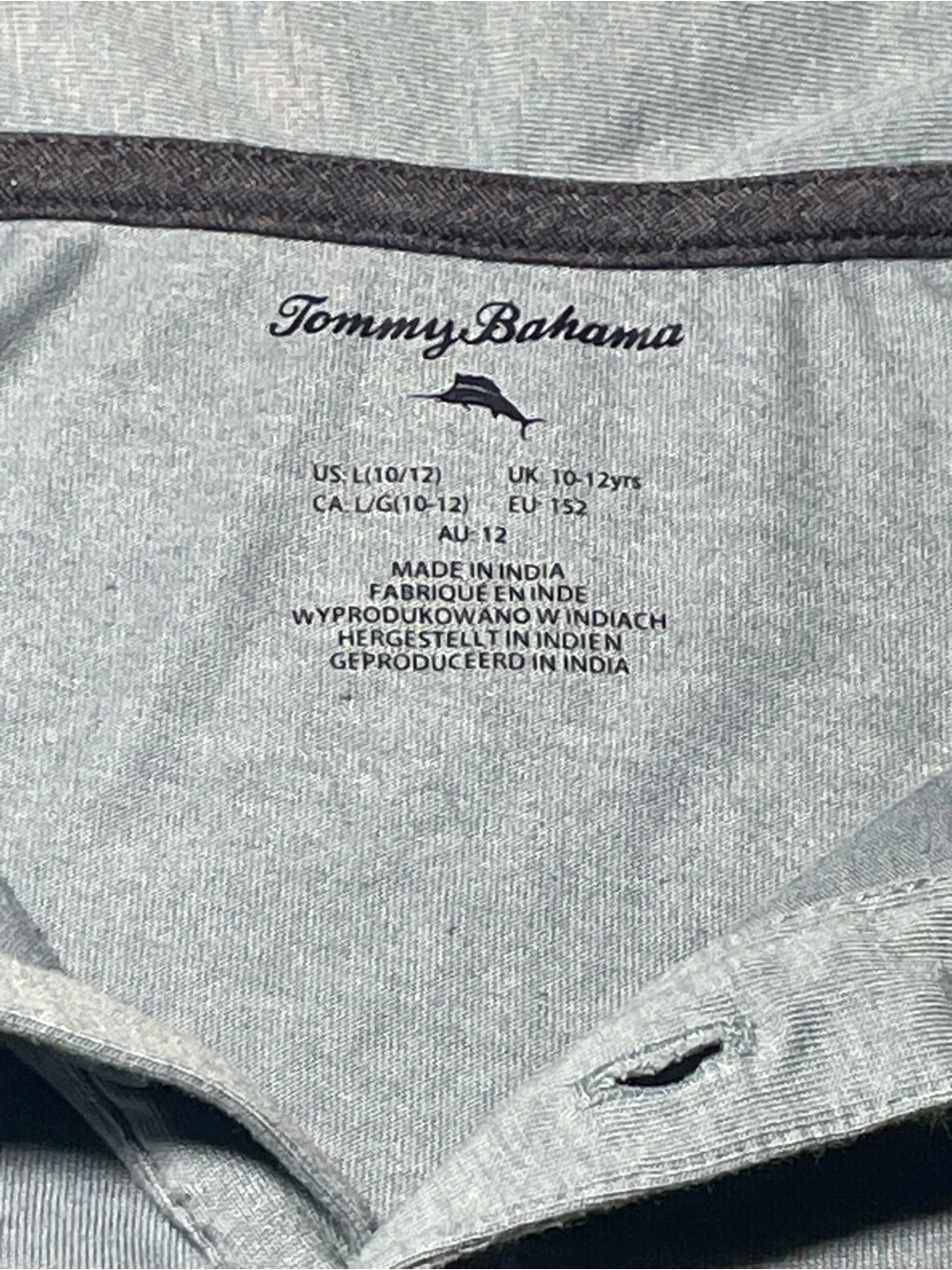 Tommy Bahama Boys Short Sleeve Polo & Striped Tee Set Size 10/12